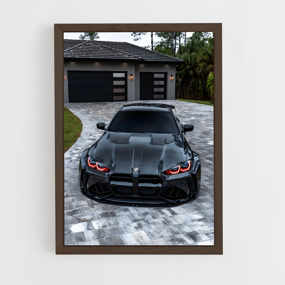 Poster M4 Noir Éclat – affiche BMW (vue 5)